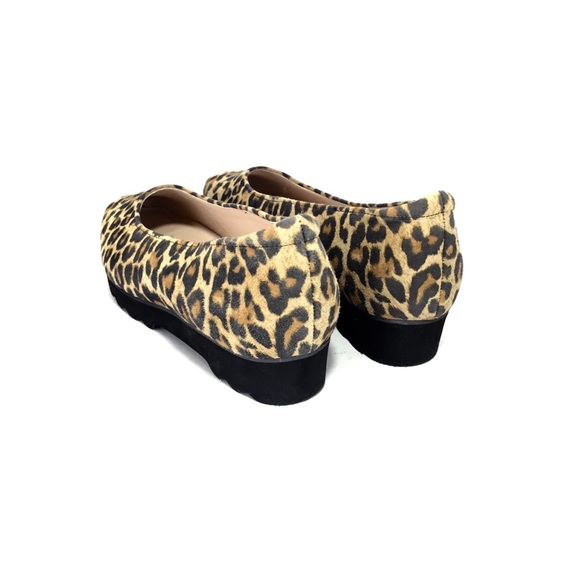 🌹Peter Kaiser Leopard Print Nubuck Wedge Flat🌹 - Picture 7 of 8